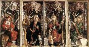 PACHER, Michael Altarpiece of the Church Fathers china oil painting reproduction